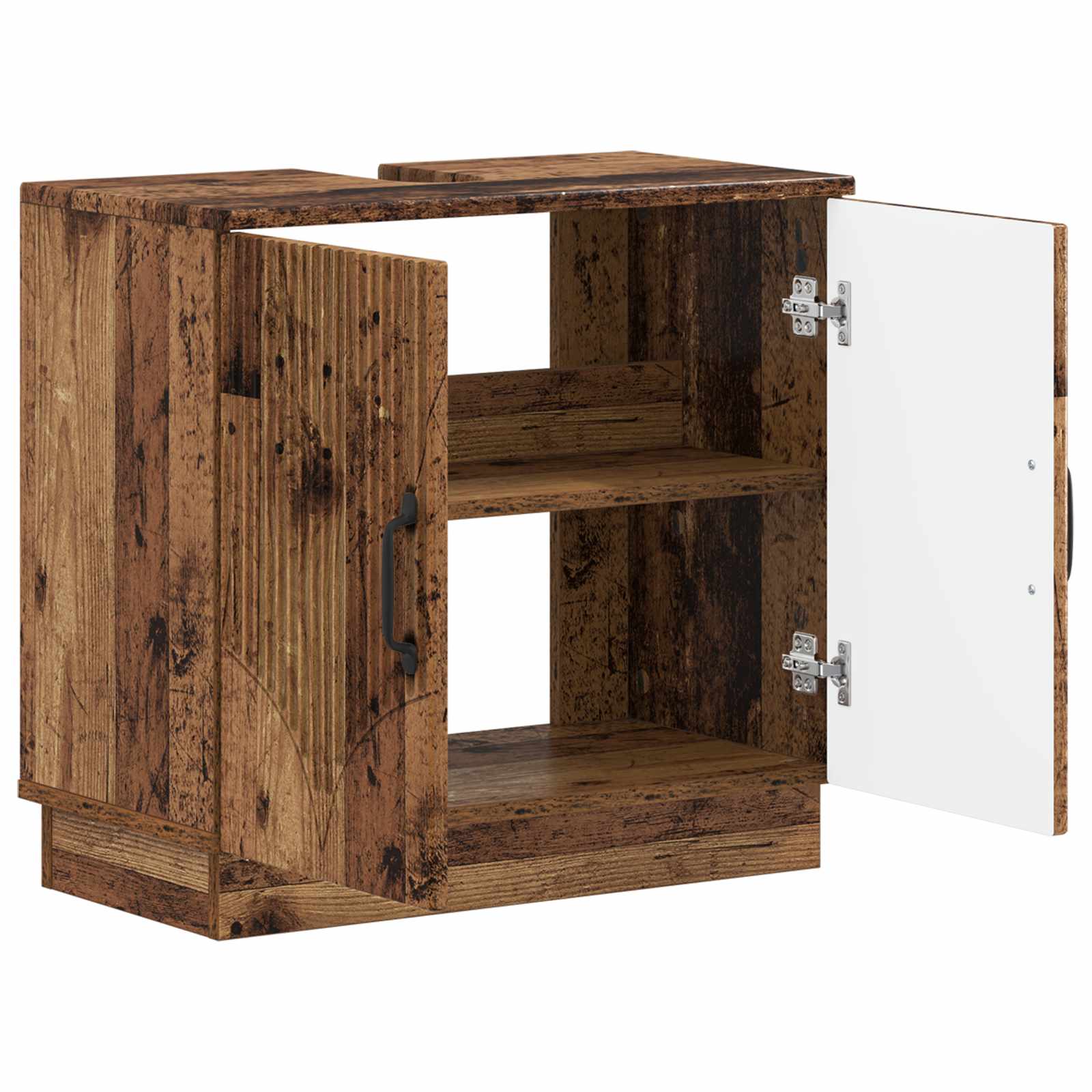 Kylpyhuoneen allaskaappi HOORN Vanha puu 59,5 x 31,5 x 56 cm - Image 2