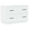 vidaXL Vannitoa kraanikausi kapp HOORN Valge 82 x 41 x 56 cm Tehispuit