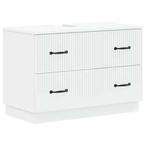 vidaXL Vannitoa kraanikausi kapp HOORN Valge 82 x 41 x 56 cm Tehispuit