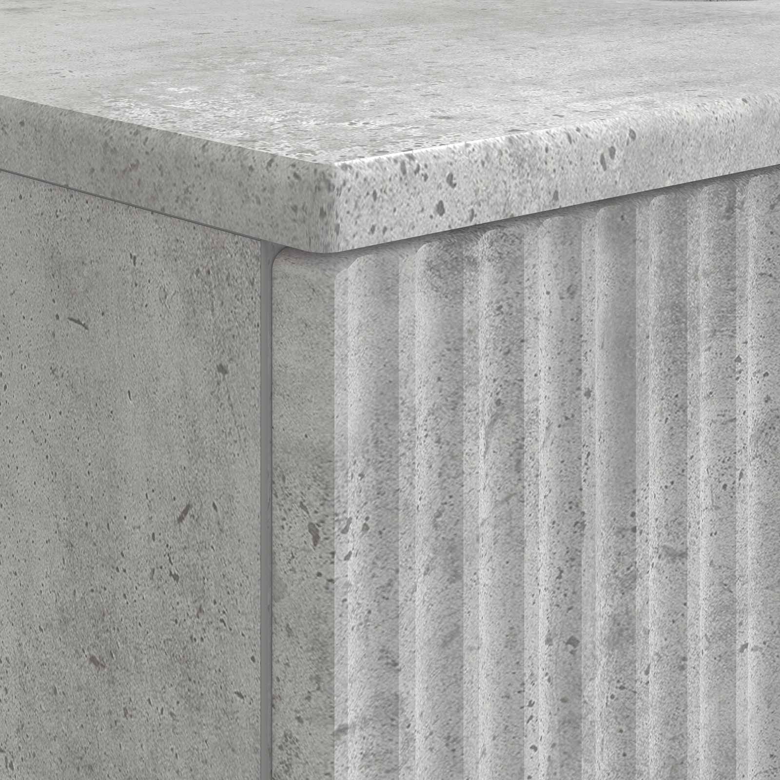 Kylpyhuoneen allaskaappi HOORN Betoninharmaa 82 x 41 x 56 cm - Image 6