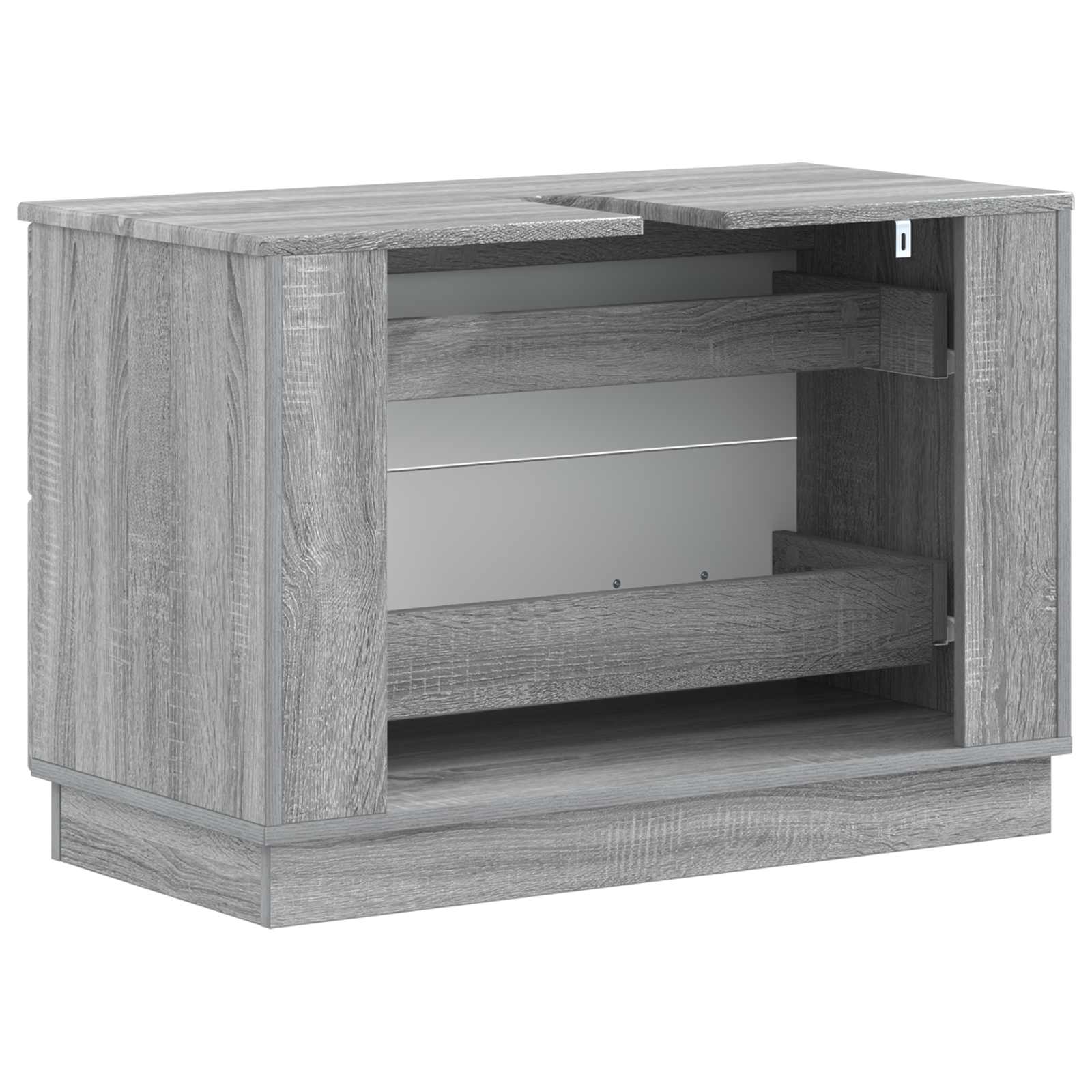 Kylpyhuoneen allaskaappi HOORN Harmaa Sonoma 82 x 41 x 56 cm - Image 5