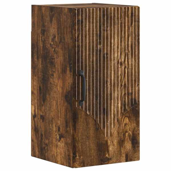 vidaXL Vannitoa seinakapp HOORN Suitsutatud tamm 30 x 31 x 59 cm