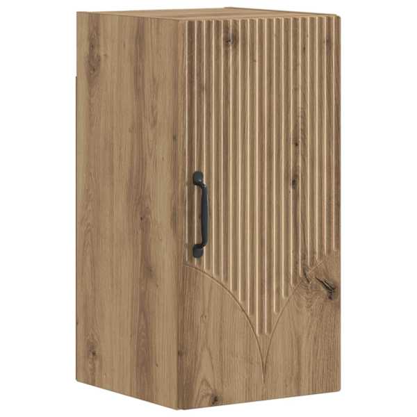 vidaXL Vannitoa seinakapp HOORN Artisan tamm 30 x 31 x 59 cm Tehispuit