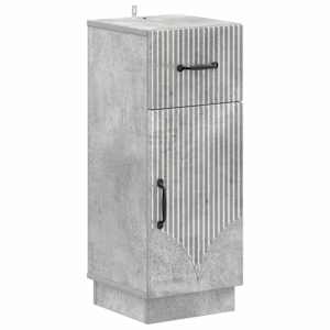 vidaXL Vannitoa hoiukapp HOORN Betoonhall 30 x 31 x 77 cm Tehispuit