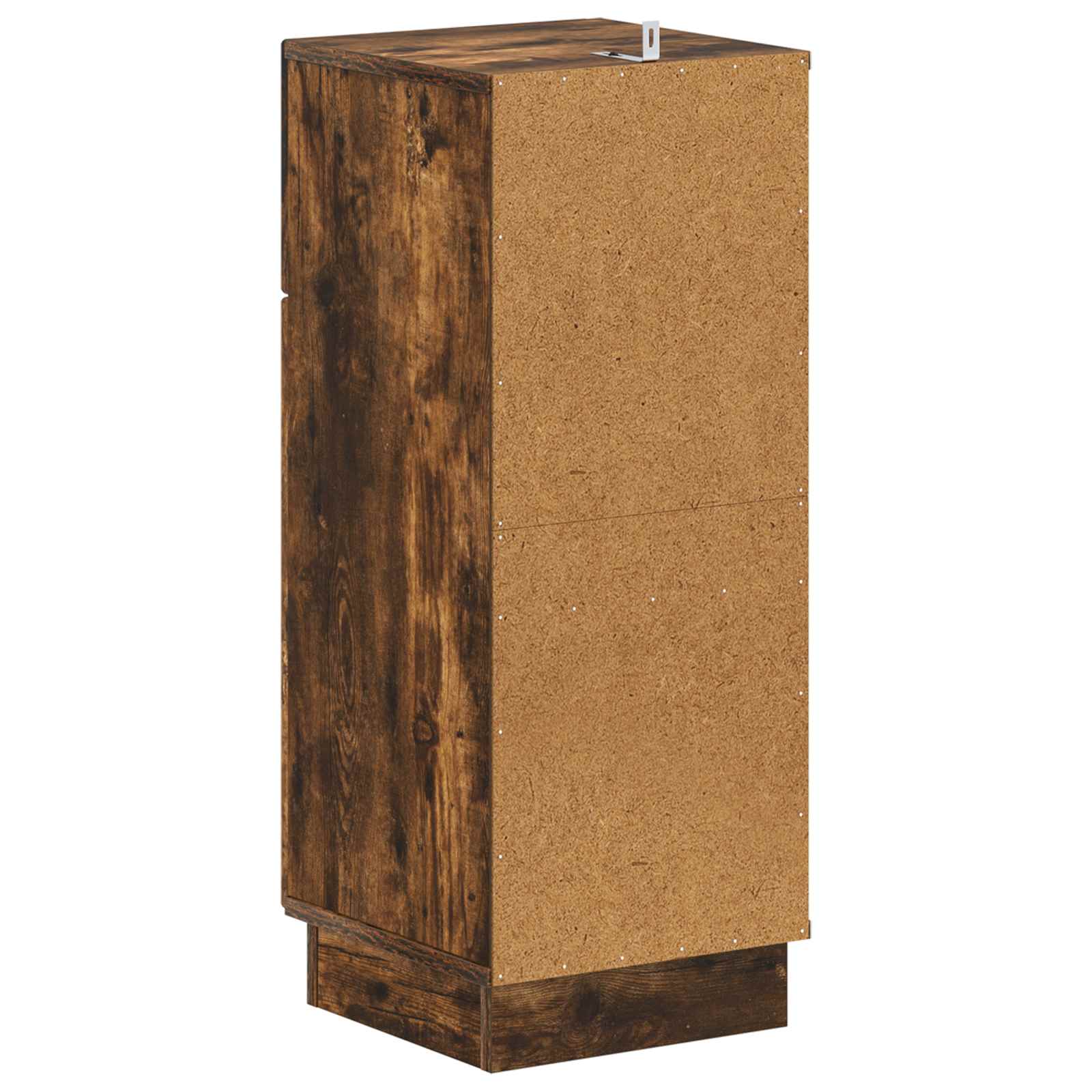 vidaXL Badkamer Opbergkast HOORN Gerookt eiken 30 x 31 x 77 cm