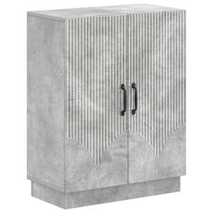 vidaXL Vannitoa hoiukapp HOORN Betoonhall 59,5 x 31 x 77 cm Tehispuit