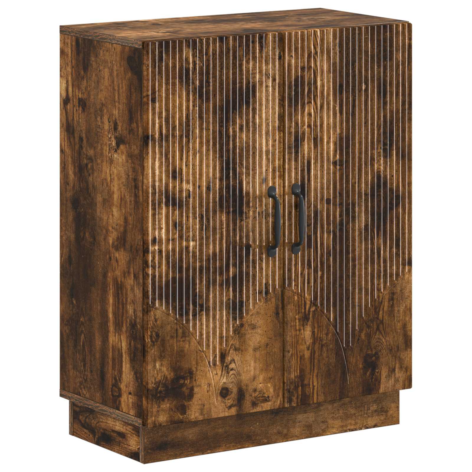 vidaXL Badkamer Opbergkast HOORN Gerookt eiken 59,5 x 31 x 77 cm
