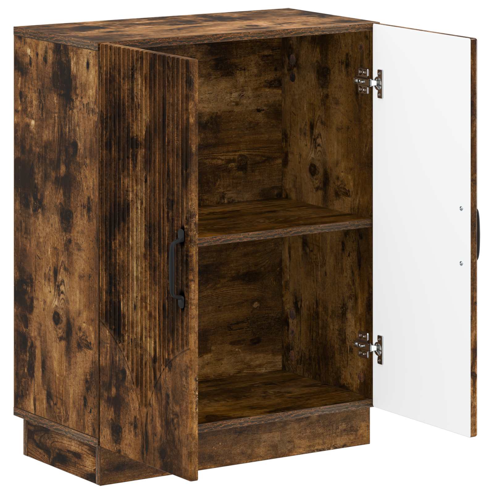 vidaXL Badkamer Opbergkast HOORN Gerookt eiken 59,5 x 31 x 77 cm