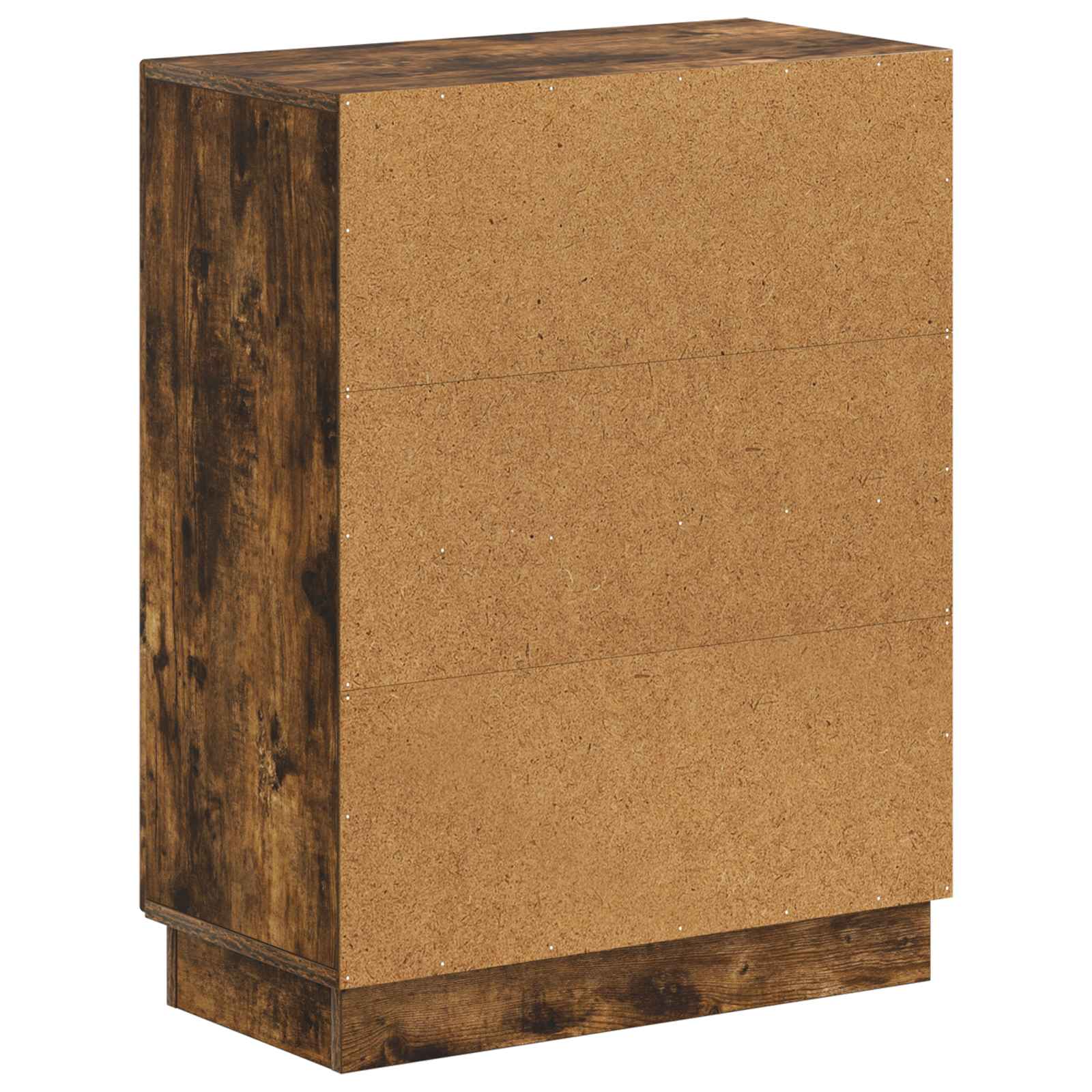 vidaXL Badkamer Opbergkast HOORN Gerookt eiken 59,5 x 31 x 77 cm
