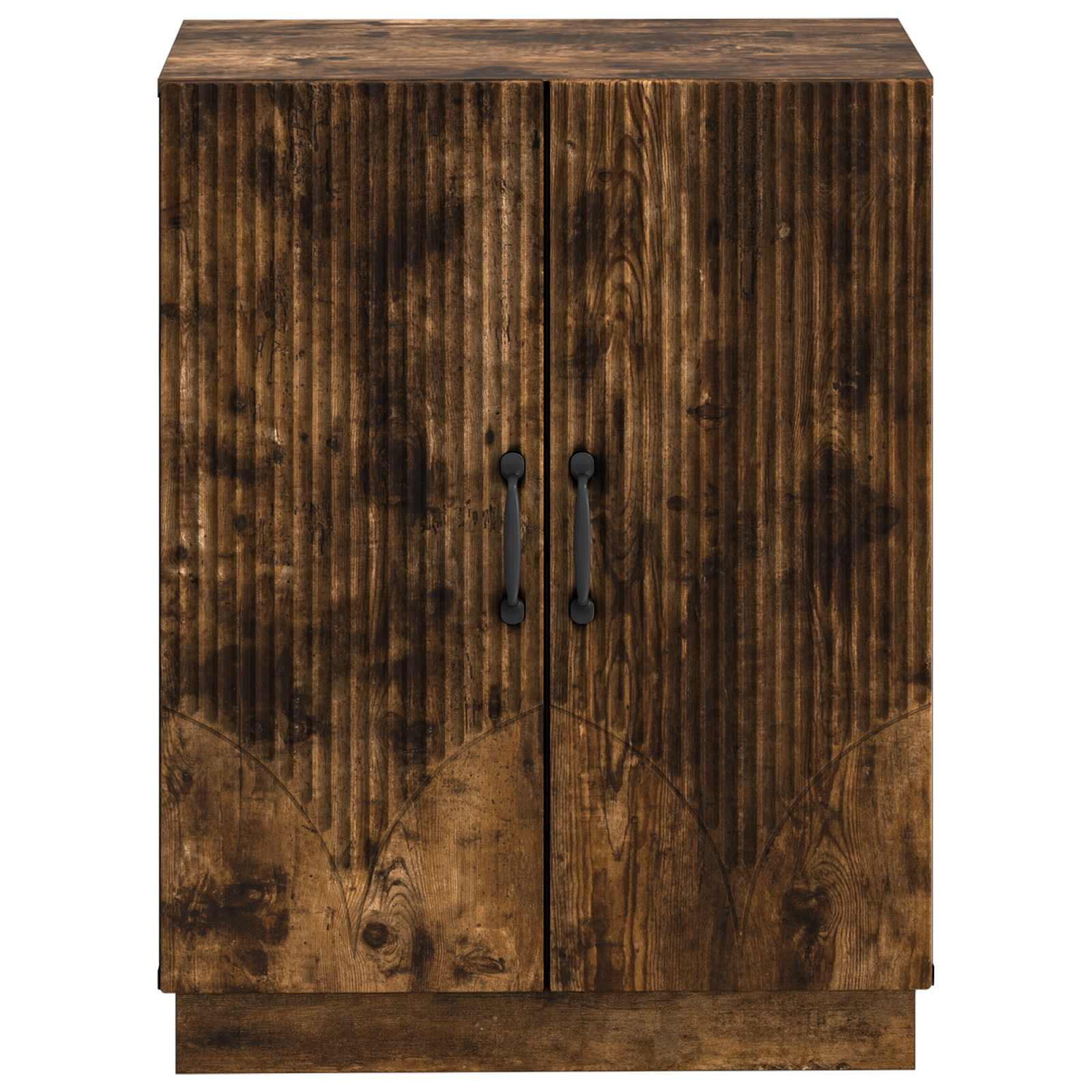 vidaXL Badkamer Opbergkast HOORN Gerookt eiken 59,5 x 31 x 77 cm