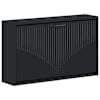 vidaXL Seinale kinnitatav jalan&otilde;ude kapp HOORN 71 x 17 x 43 cm Must