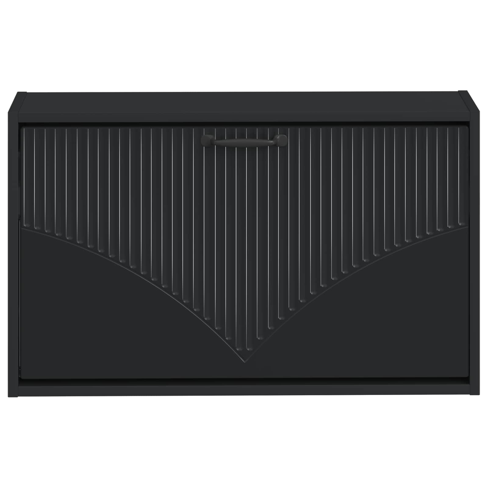 Wandgemonteerde Schoenkast HOORN 71 x 17 x 43 cm Bewerkt hout image 3