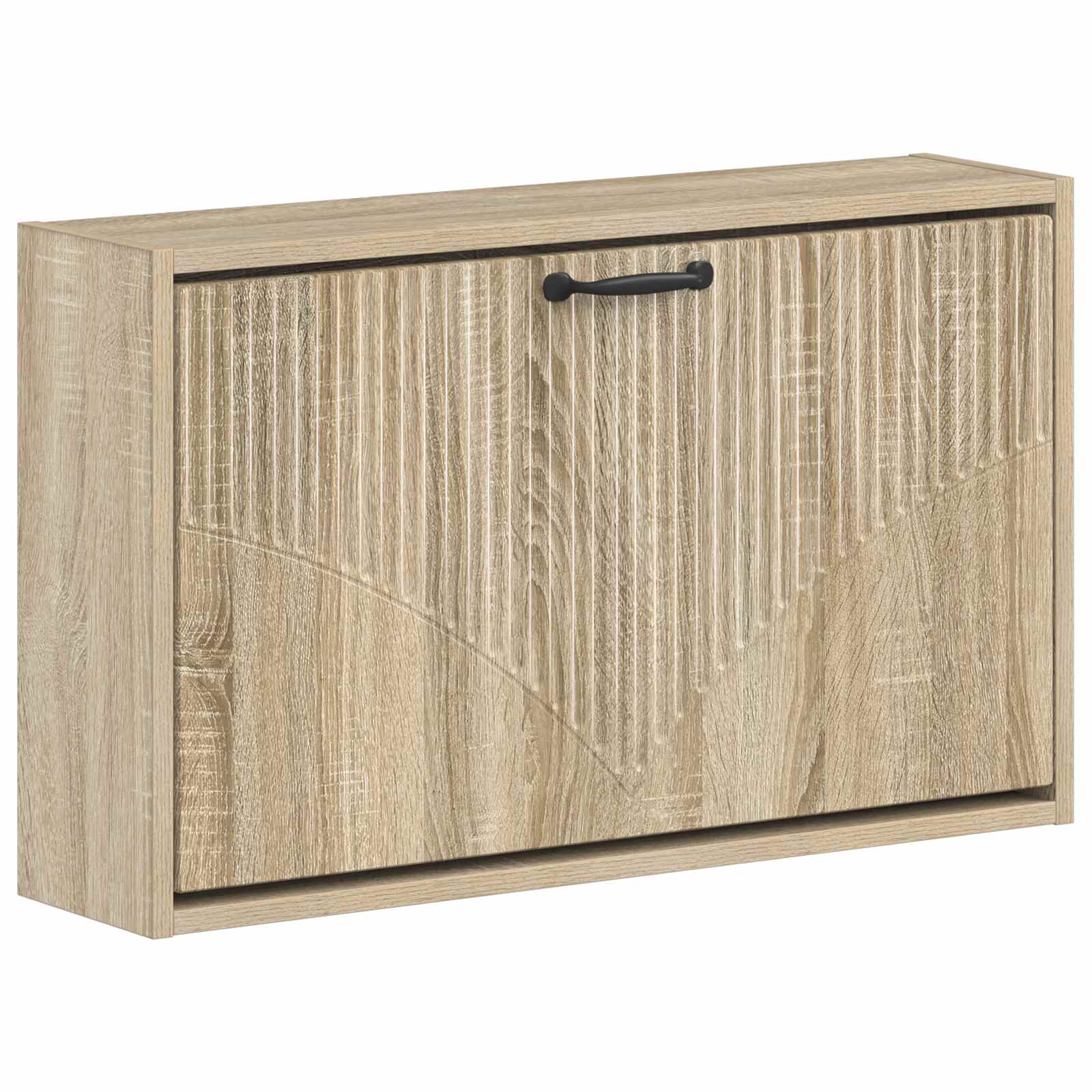 Wandgemonteerde Schoenkast HOORN 71 x 17 x 43 cm Bewerkt hout image 1