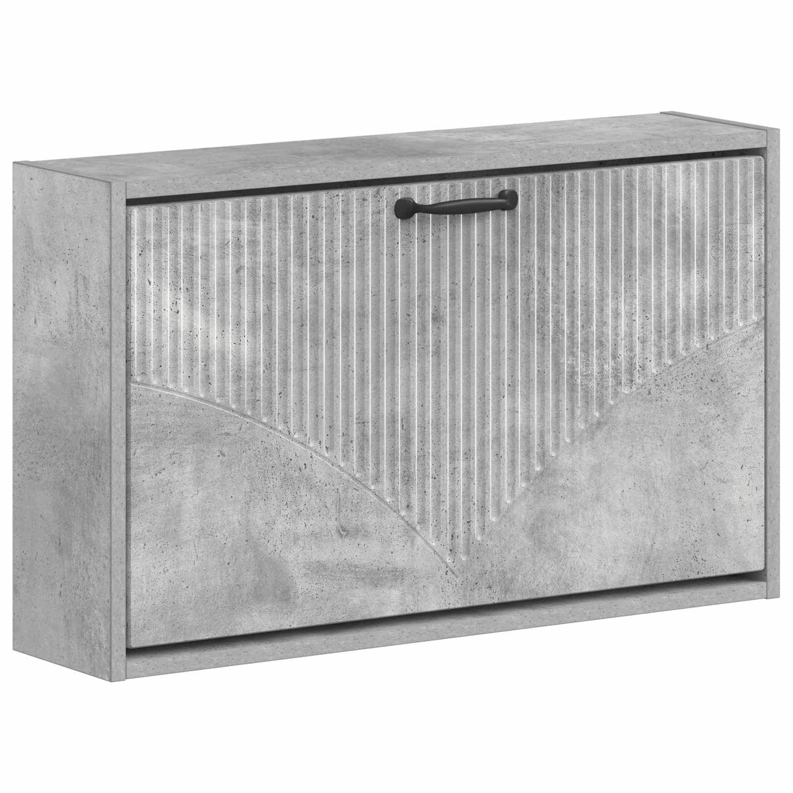 Wandgemonteerde Schoenkast HOORN 71 x 17 x 43 cm Bewerkt hout image 1