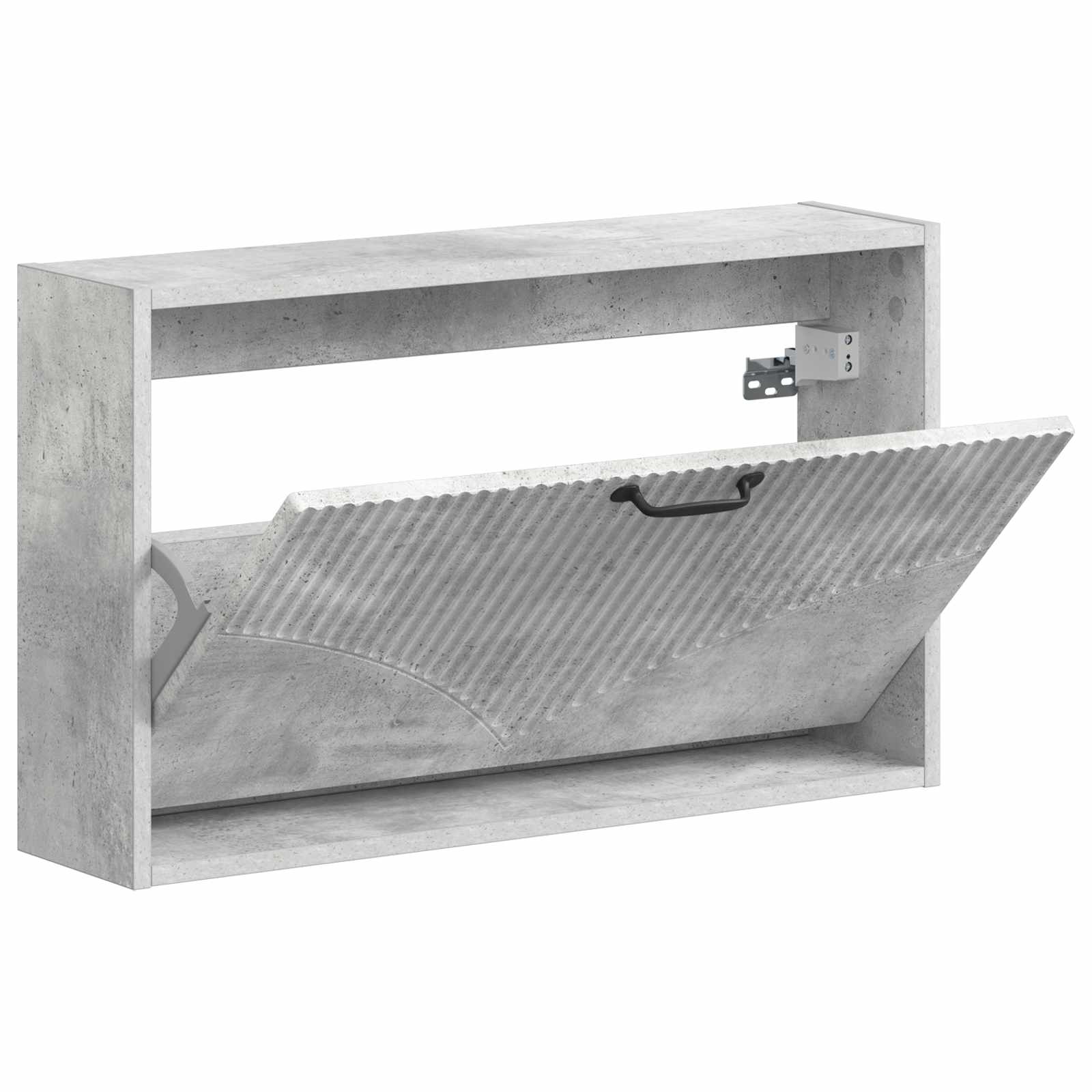 Wandgemonteerde Schoenkast HOORN 71 x 17 x 43 cm Bewerkt hout image 2