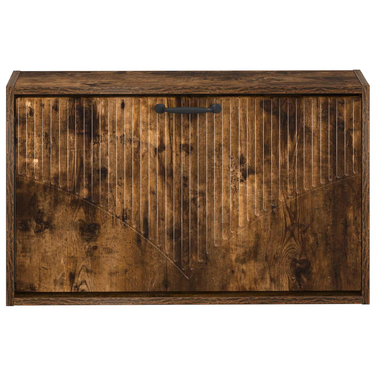 Wandgemonteerde Schoenkast HOORN 71 x 17 x 43 cm Bewerkt hout image 3