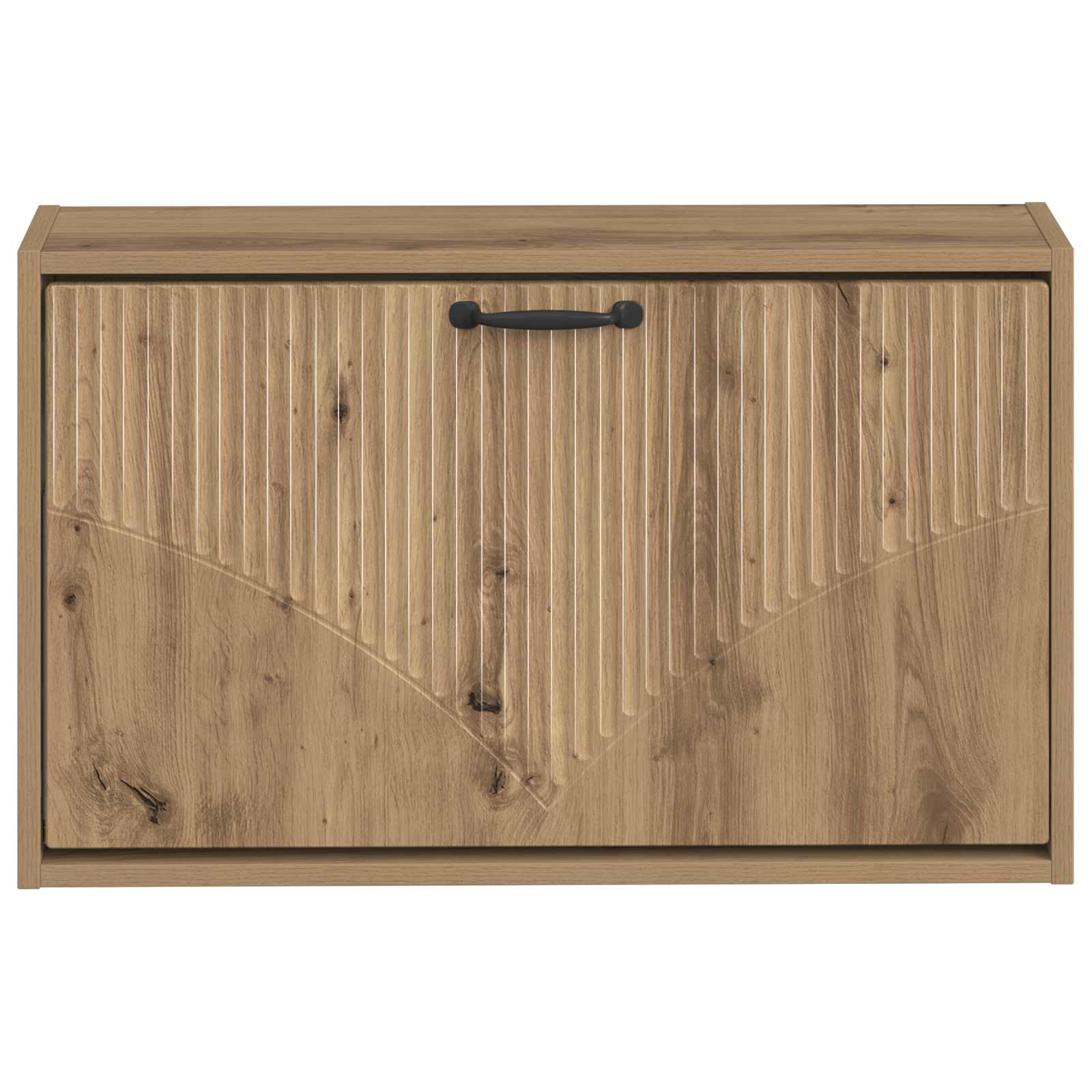 Wandgemonteerde Schoenkast HOORN 71 x 17 x 43 cm Bewerkt hout image 3