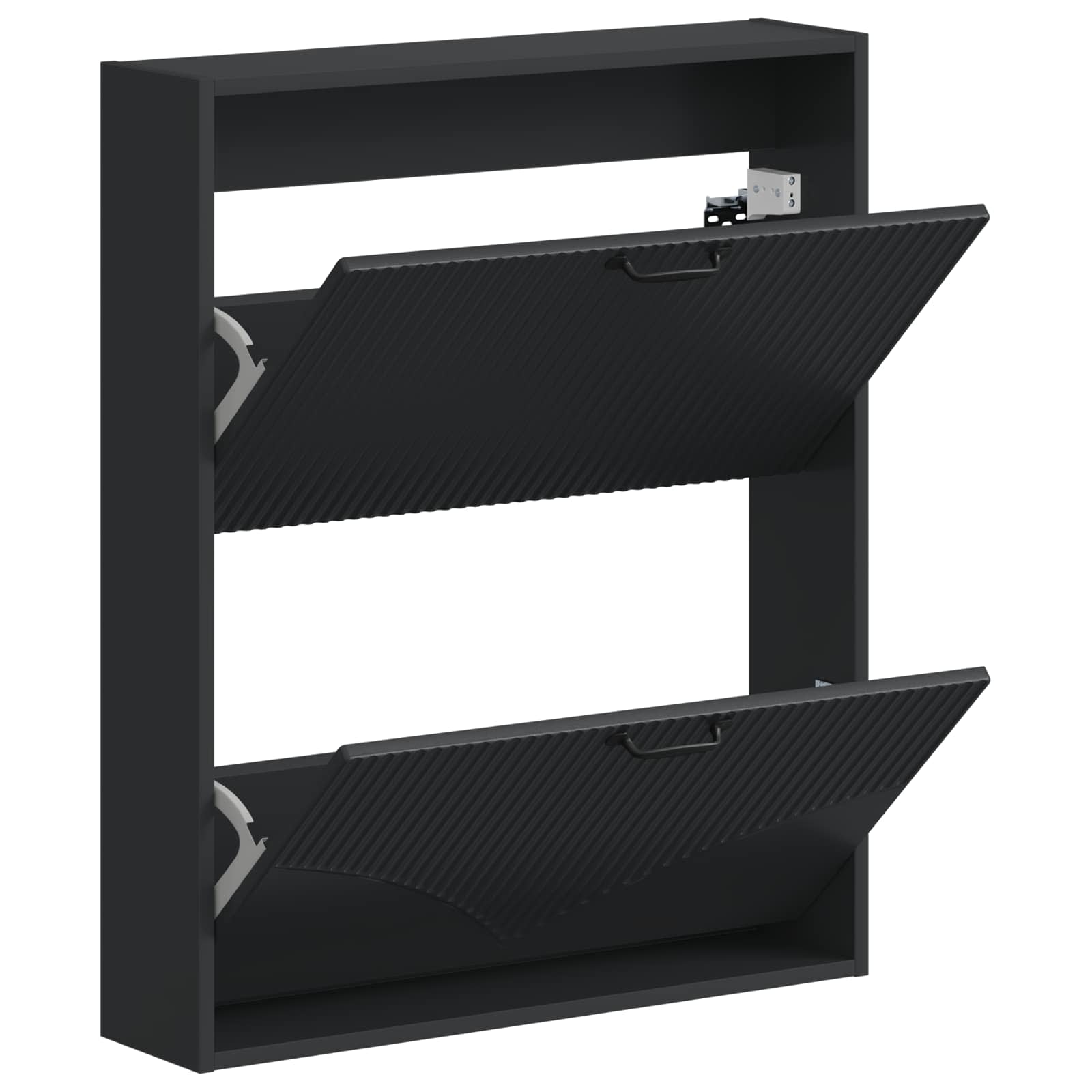Wandgemonteerde Schoenkast HOORN 71 x 17 x 86 cm Bewerkt hout image 2
