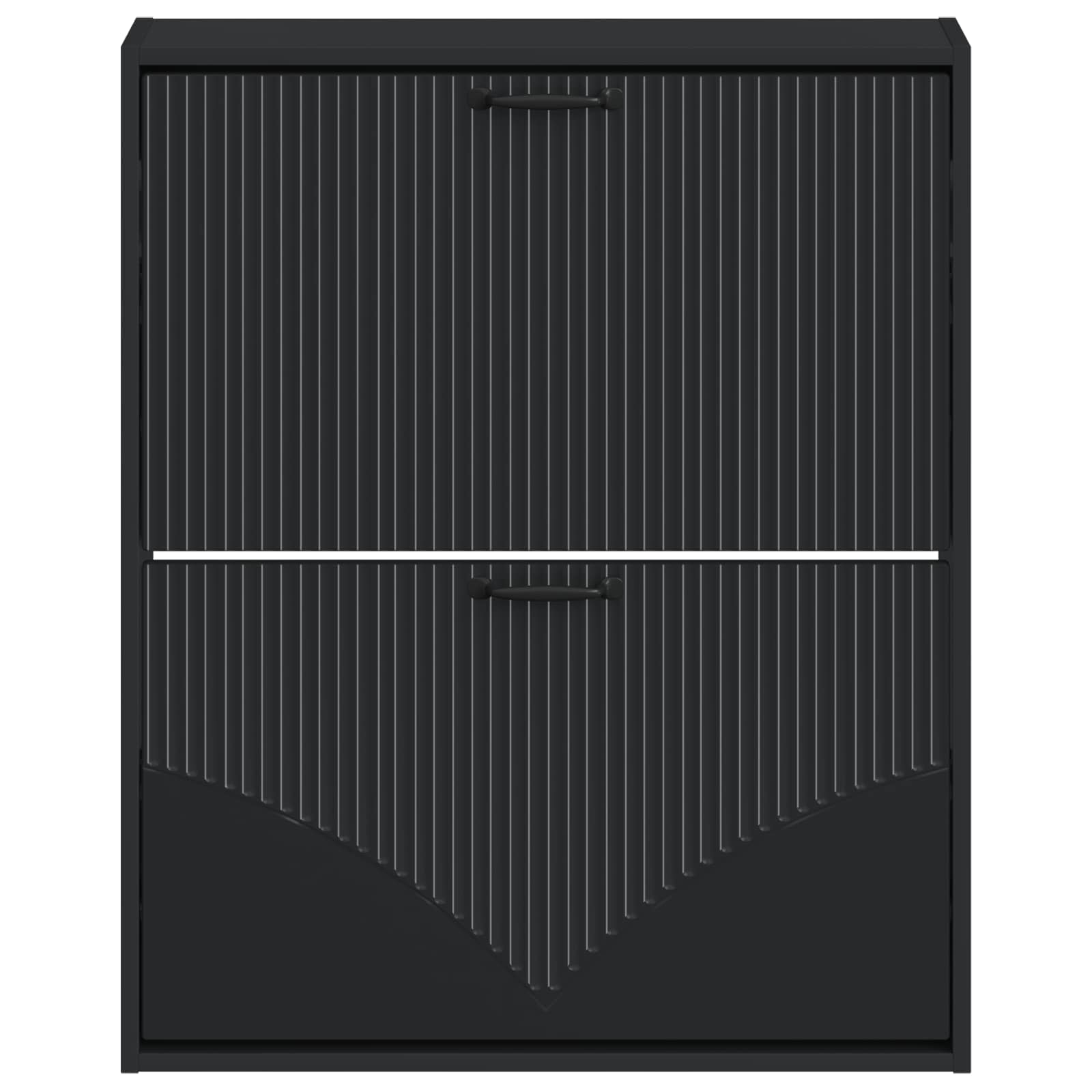 Wandgemonteerde Schoenkast HOORN 71 x 17 x 86 cm Bewerkt hout image 3