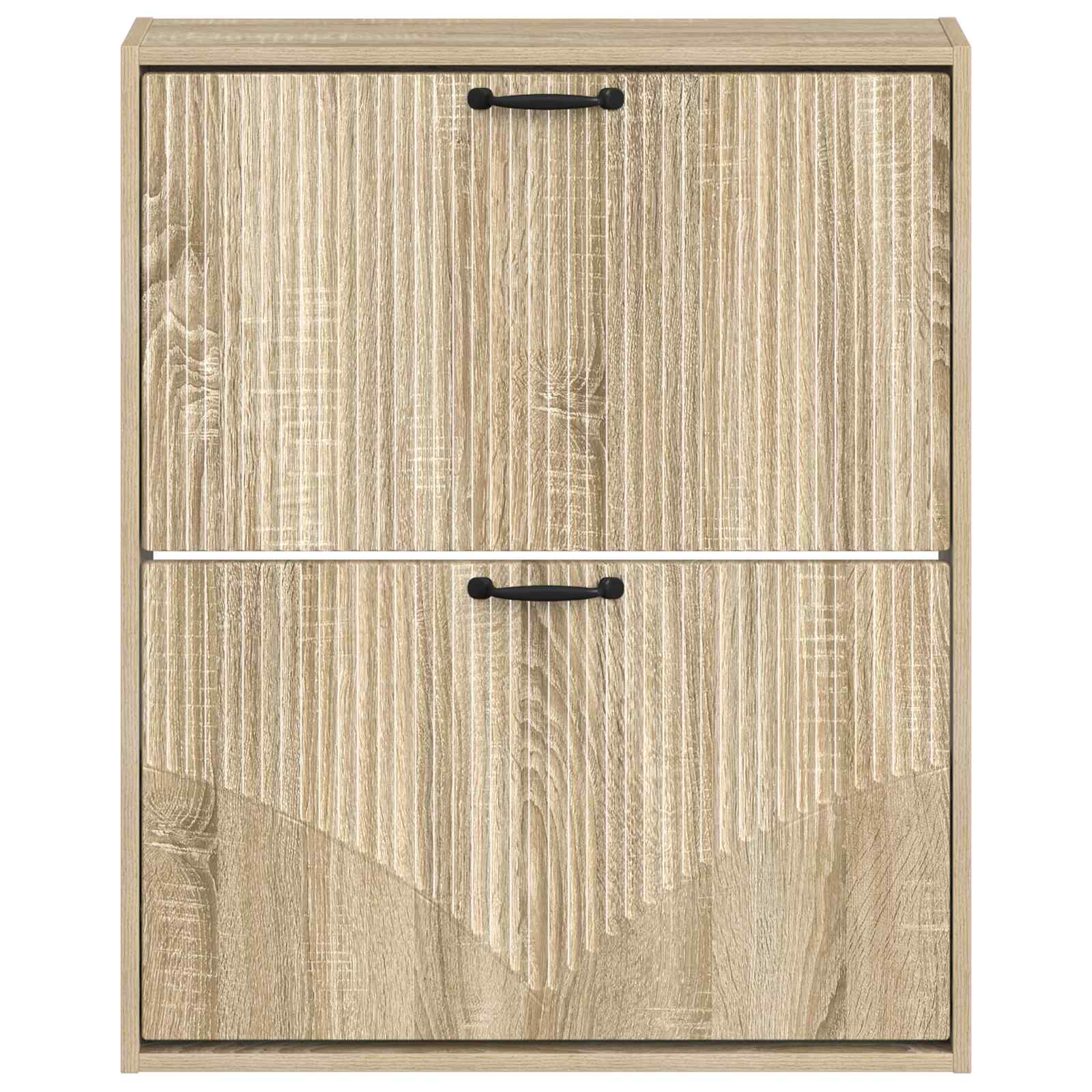 Wandgemonteerde Schoenkast HOORN 71 x 17 x 86 cm Bewerkt hout image 3