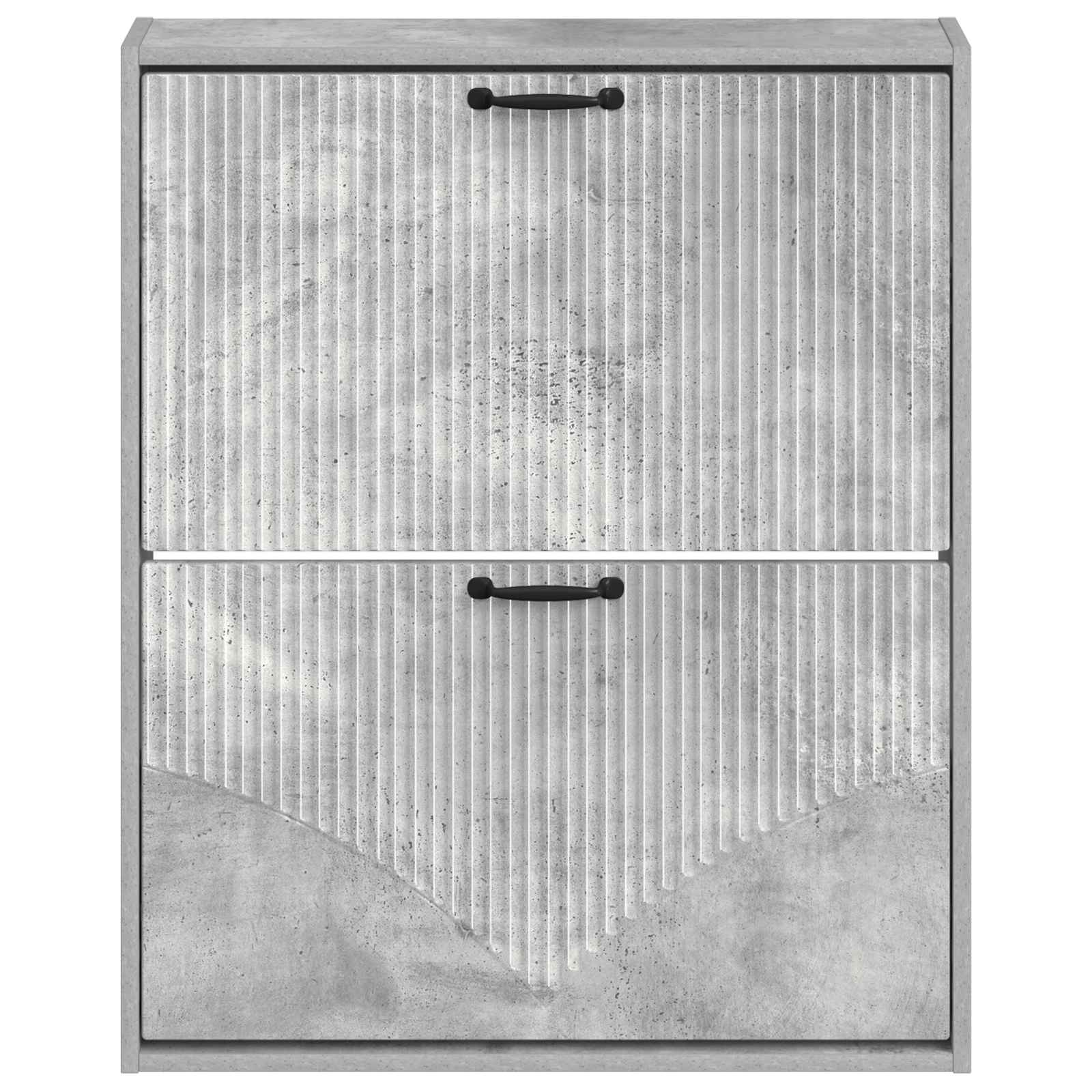 Wandgemonteerde Schoenkast HOORN 71 x 17 x 86 cm Bewerkt hout image 3