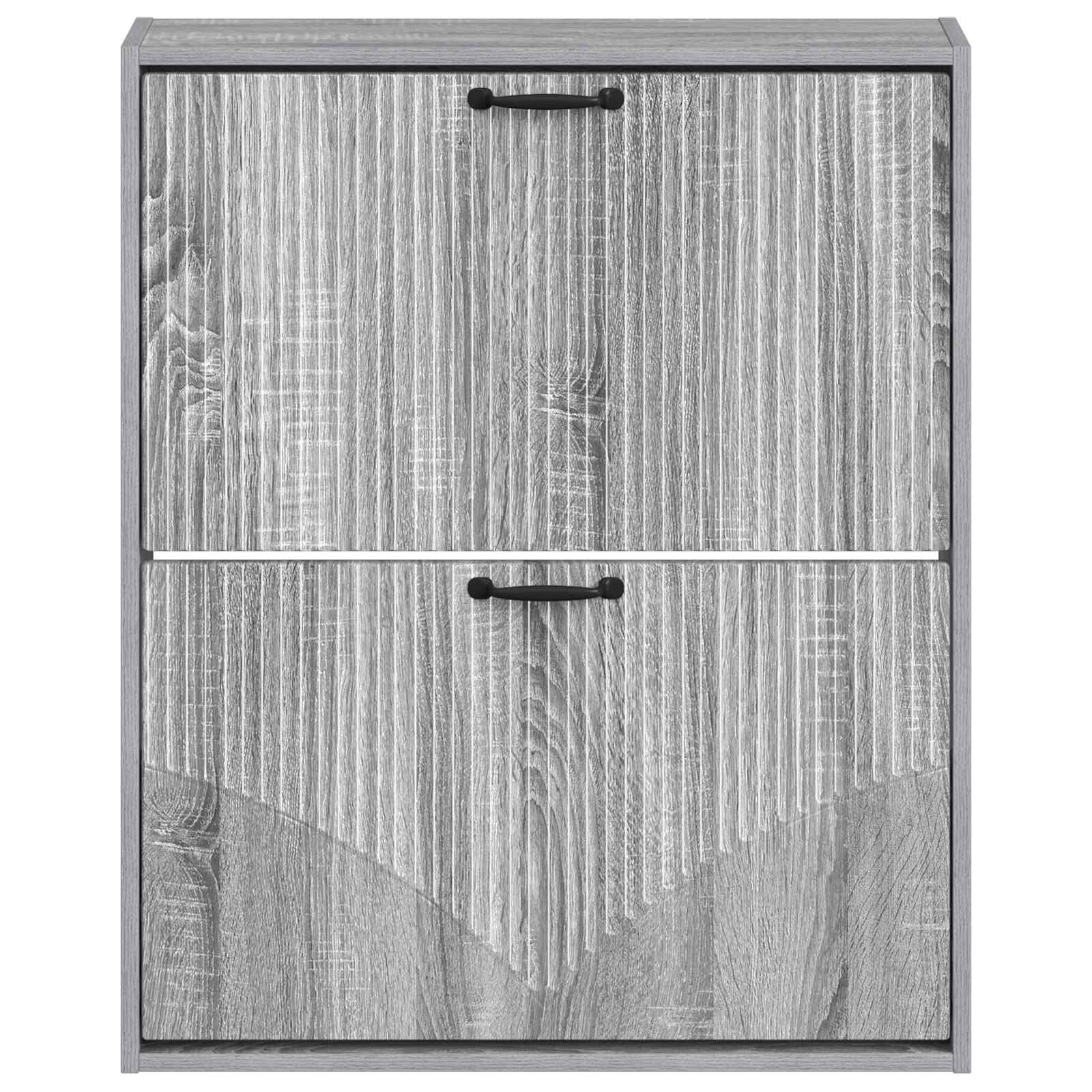 Wandgemonteerde Schoenkast HOORN 71 x 17 x 86 cm Bewerkt hout image 3