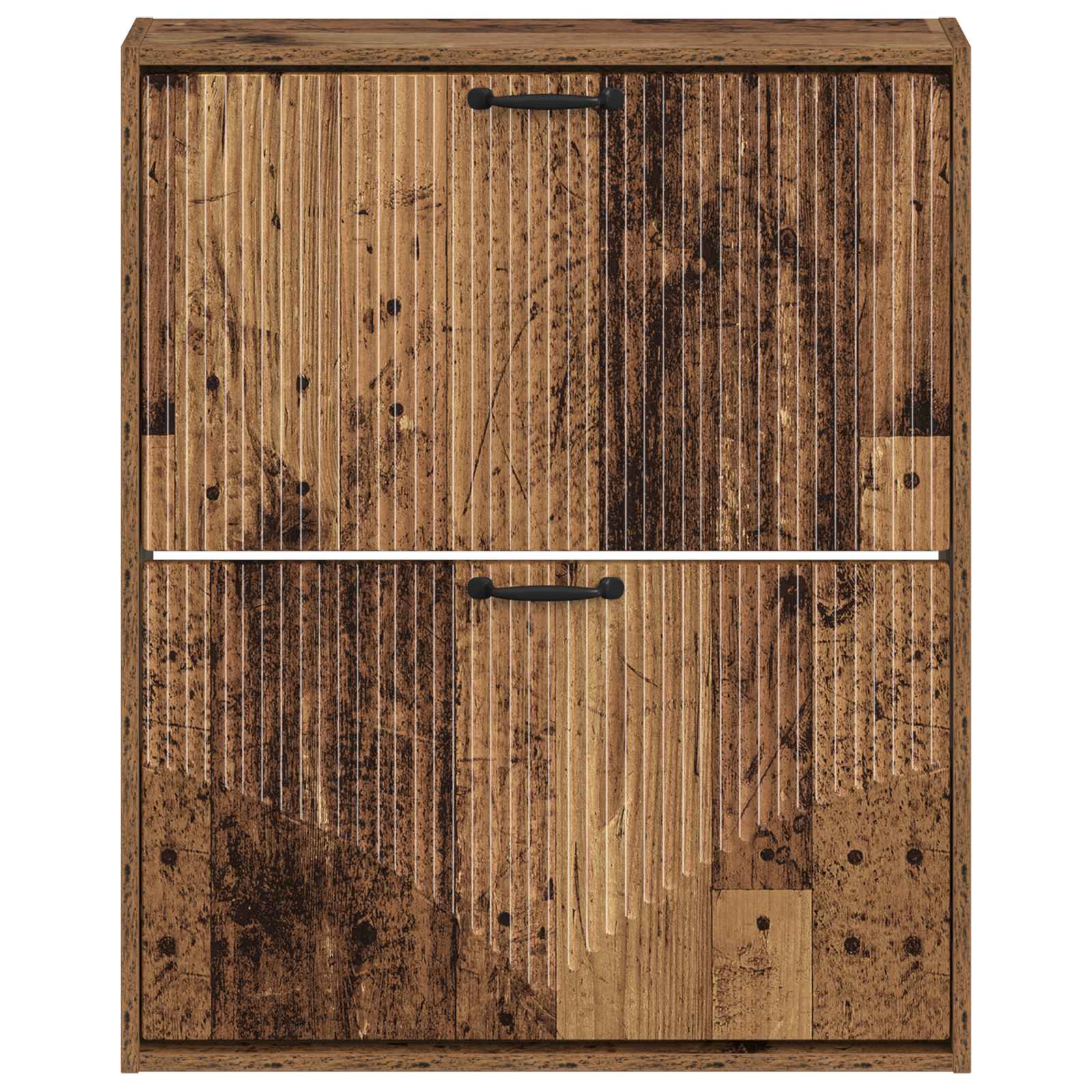 Wandgemonteerde Schoenkast HOORN 71 x 17 x 86 cm Bewerkt hout image 3