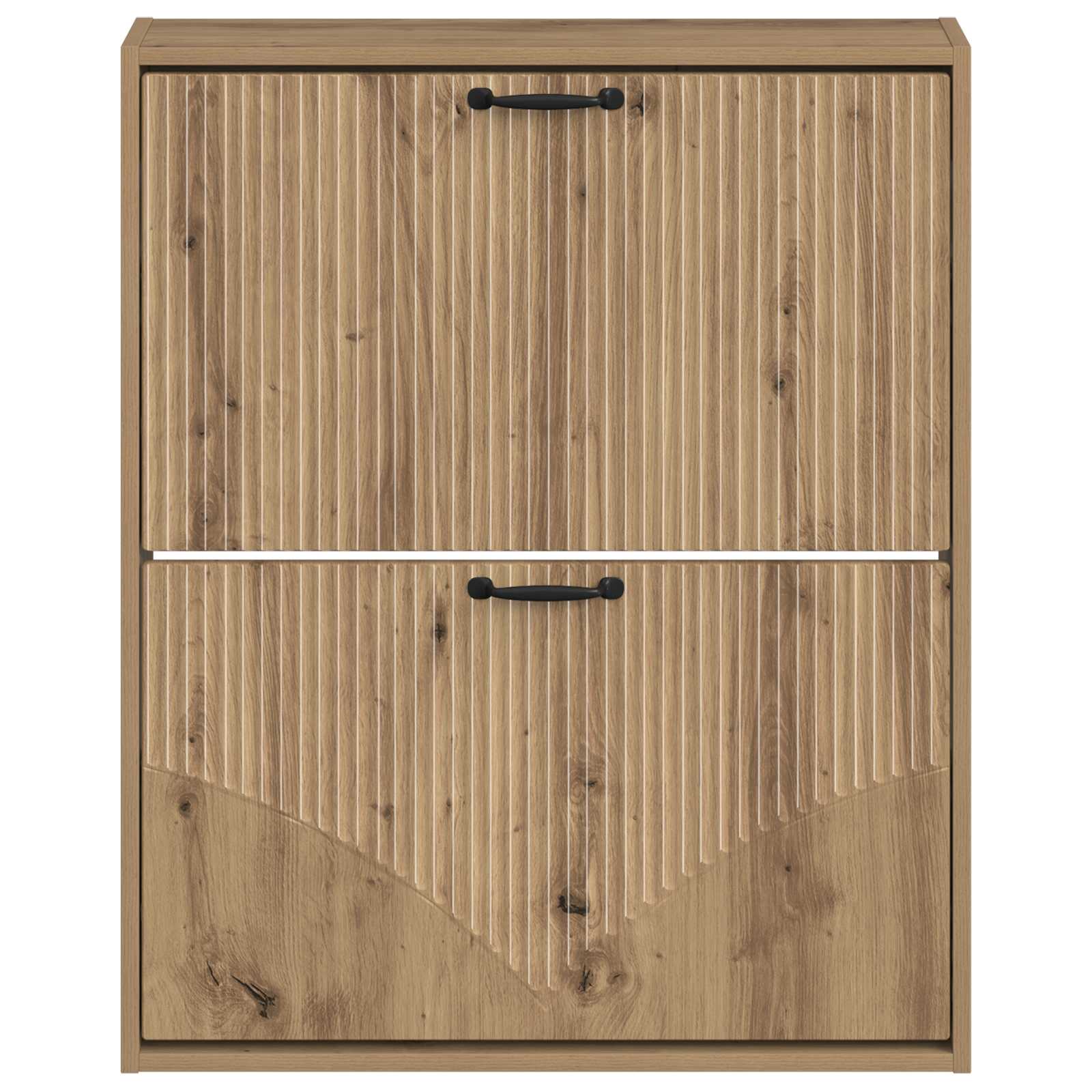 Wandgemonteerde Schoenkast HOORN 71 x 17 x 86 cm Bewerkt hout image 3