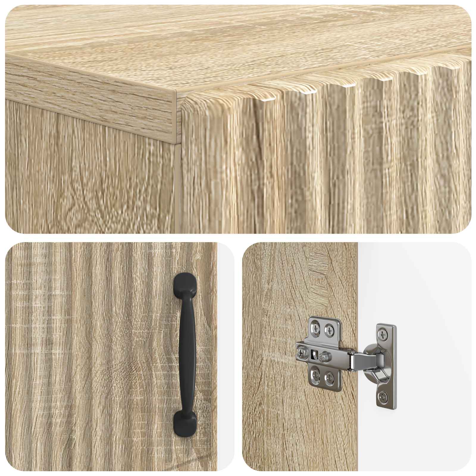 Schoenenkast HOORN 59,5 x 39,5 x 87 cm Bewerkt hout image 6