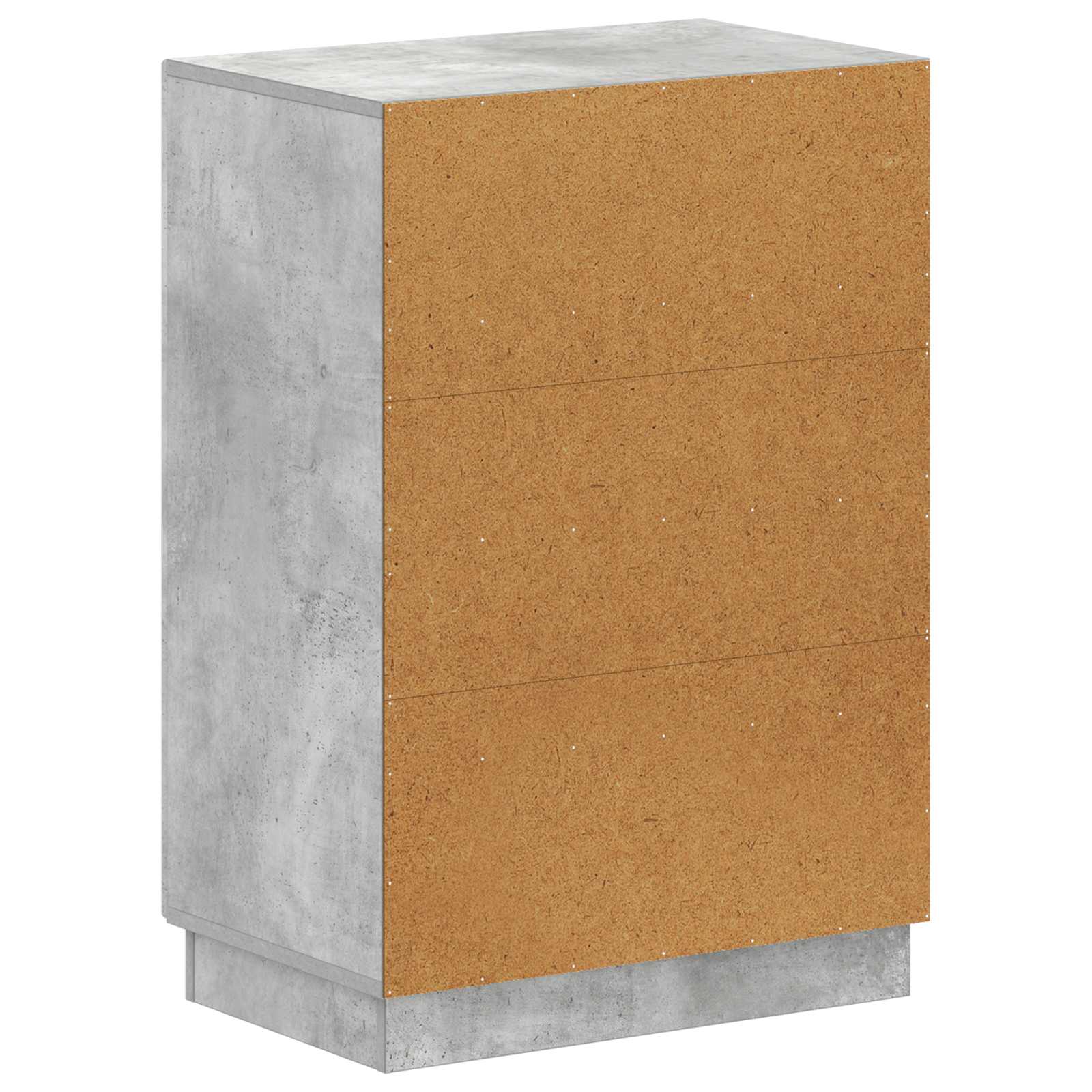Schoenenkast HOORN 59,5 x 39,5 x 87 cm Bewerkt hout Betongrijs image 5