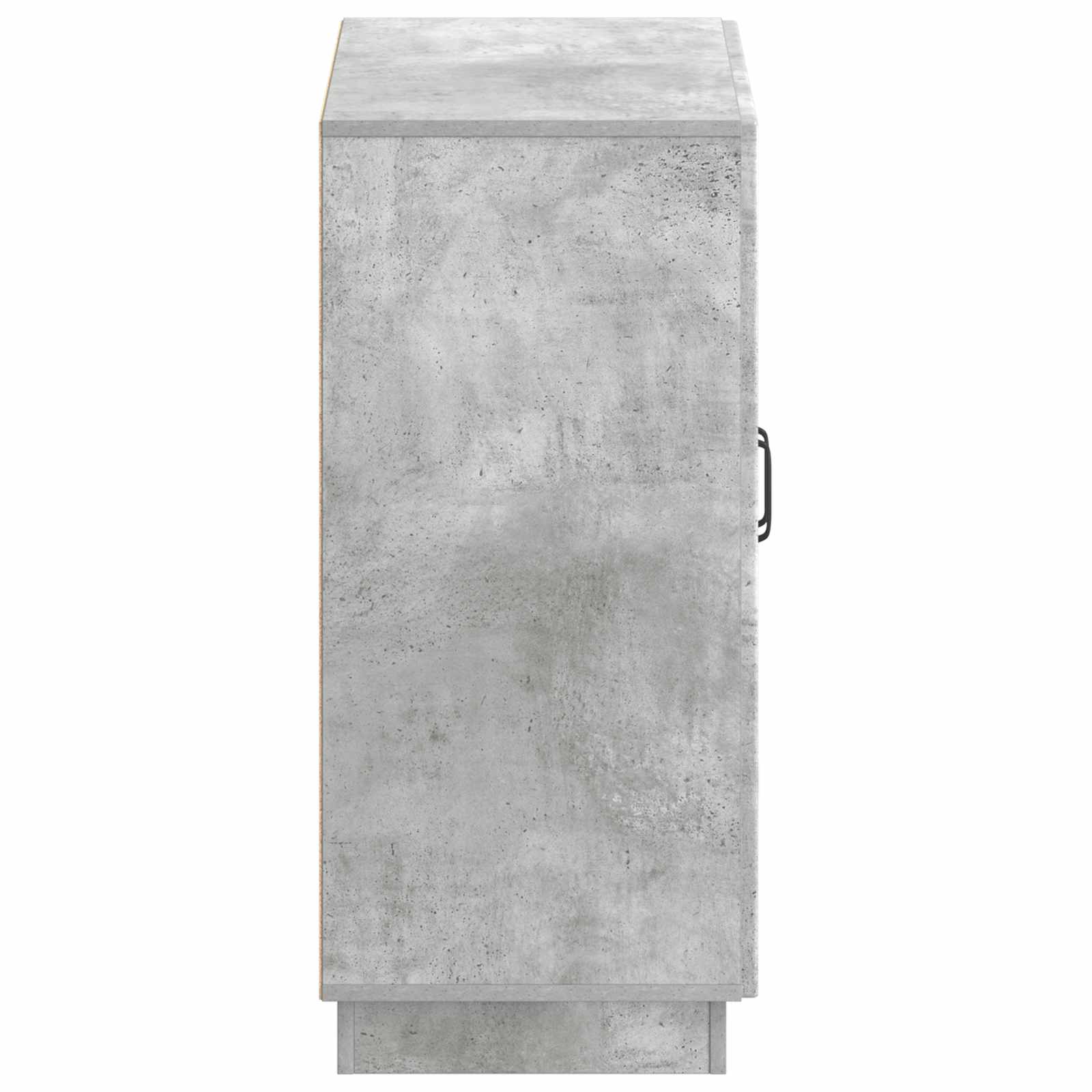 Schoenenkast HOORN 59,5 x 39,5 x 87 cm Bewerkt hout Betongrijs image 4
