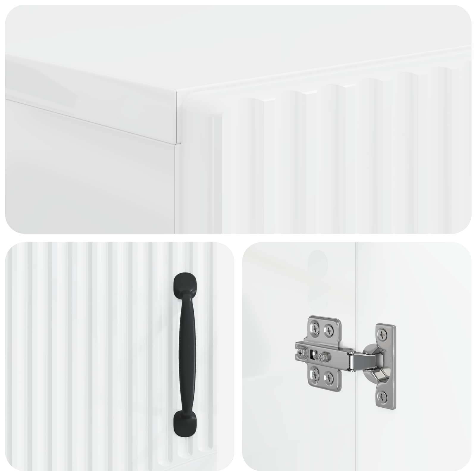 Schoenenkast HOORN 59,5 x 39,5 x 87 cm Bewerkt hout image 6