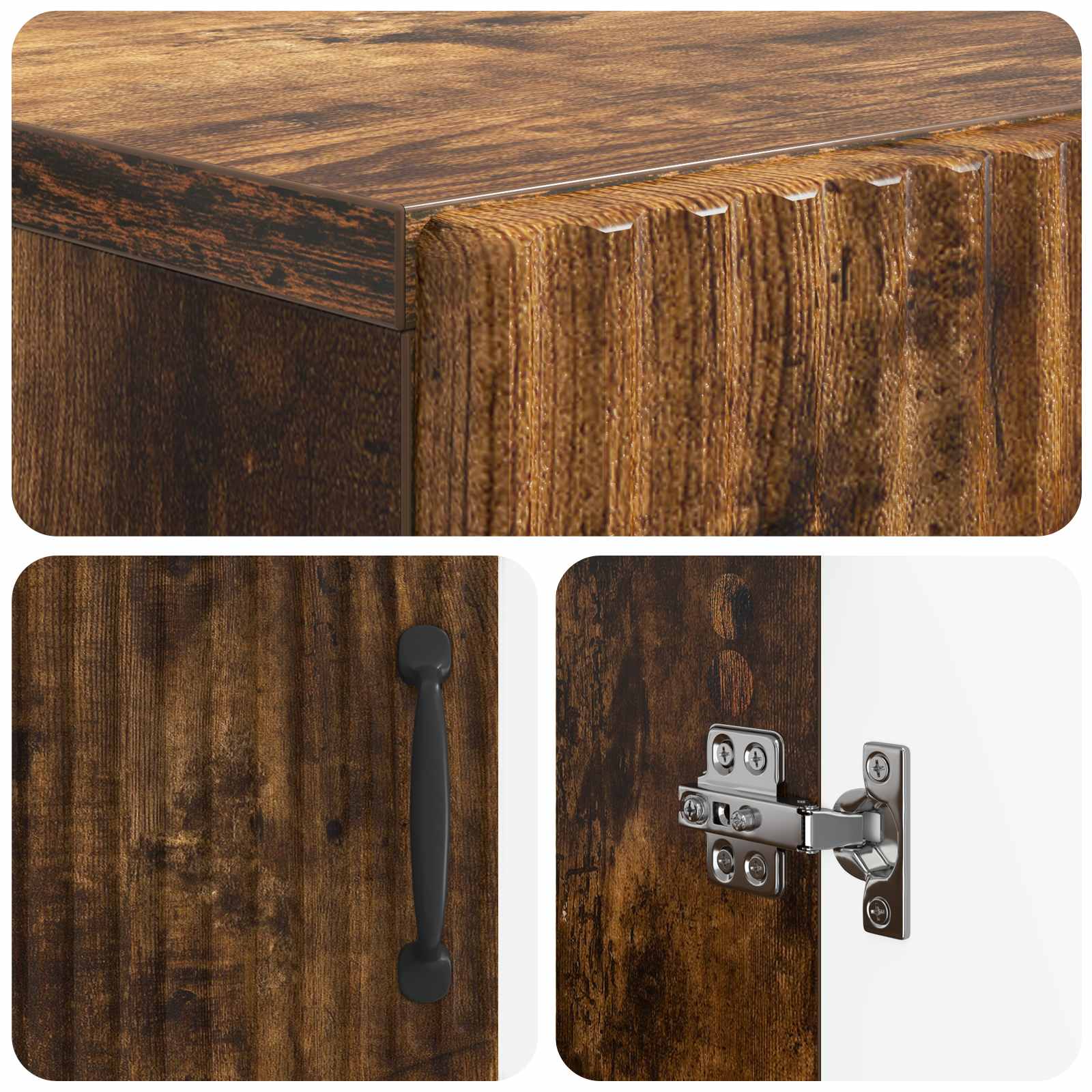 Schoenenkast HOORN 59,5 x 39,5 x 87 cm Bewerkt hout image 6