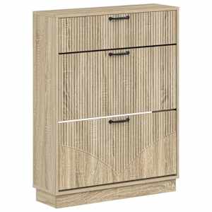 vidaXL Kinga kapp HOORN 78 x 24 x 100 cm Tehispuit Sonoma tamm