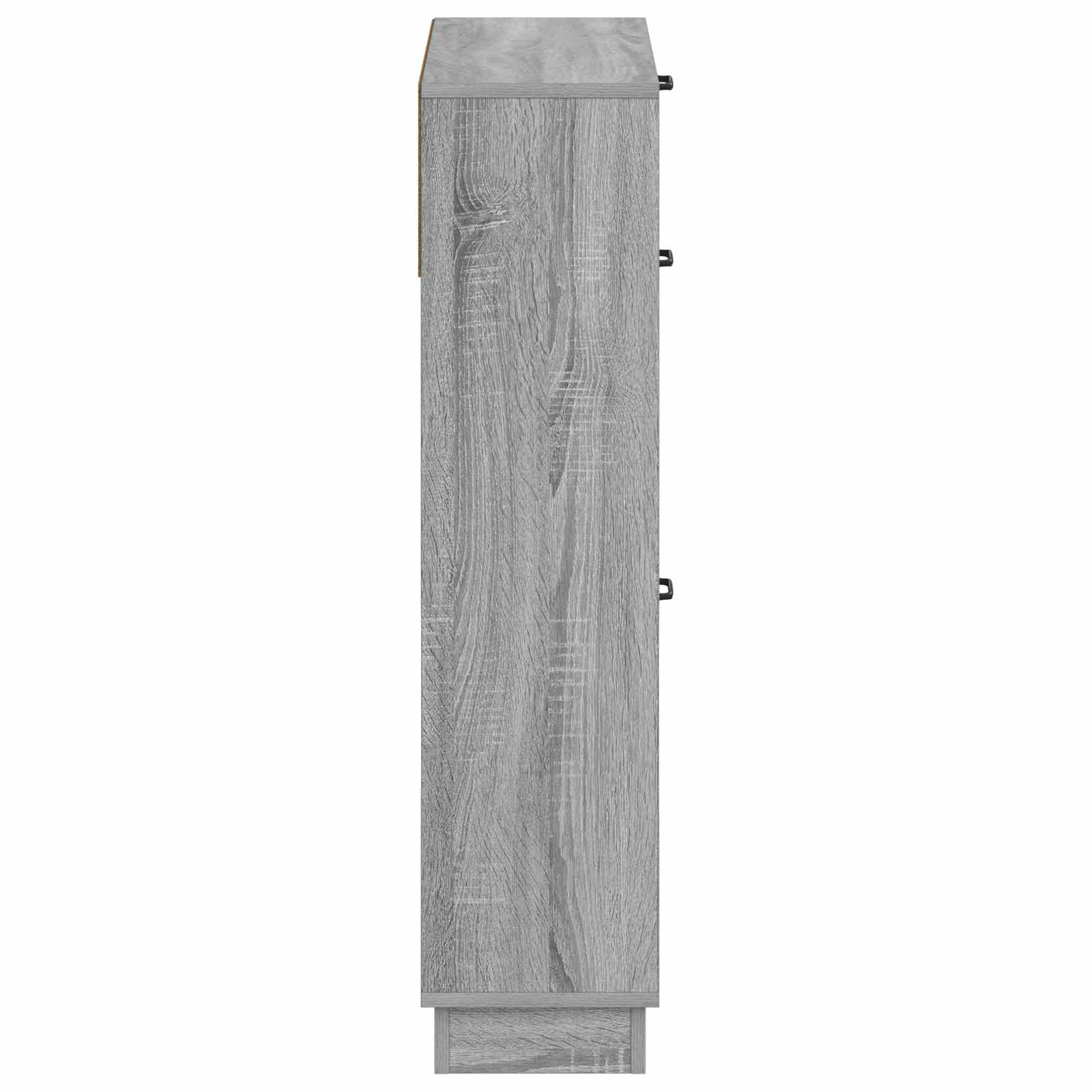 Schoenenkast HOORN 78 x 24 x 100 cm Bewerkt hout Grijs Sonoma image 4