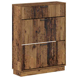 vidaXL Kinga kapp HOORN 78 x 24 x 100 cm Tehispuit Vana puit