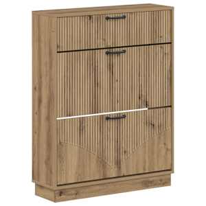 vidaXL Kinga kapp HOORN 78 x 24 x 100 cm Tehispuit Artisan tamm