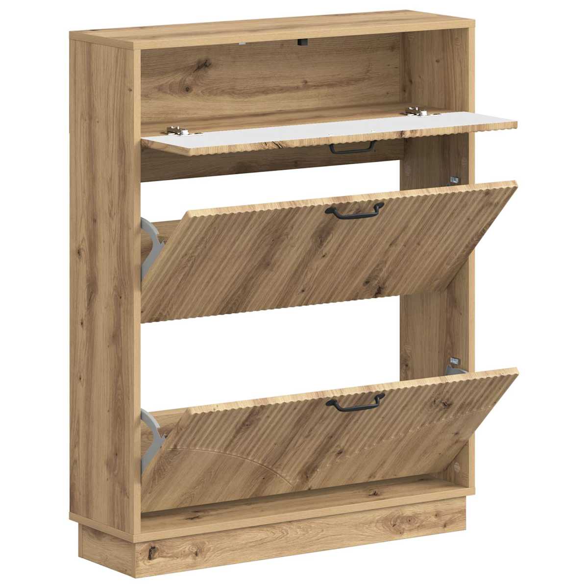 Sko skab HOORN 78 x 24 x 100 cm Konstrueret træ - Billede 3