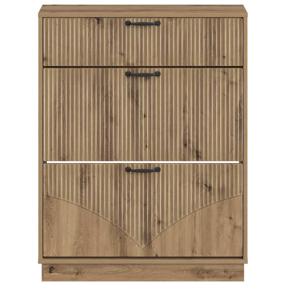 Sko skab HOORN 78 x 24 x 100 cm Konstrueret træ - Billede 4
