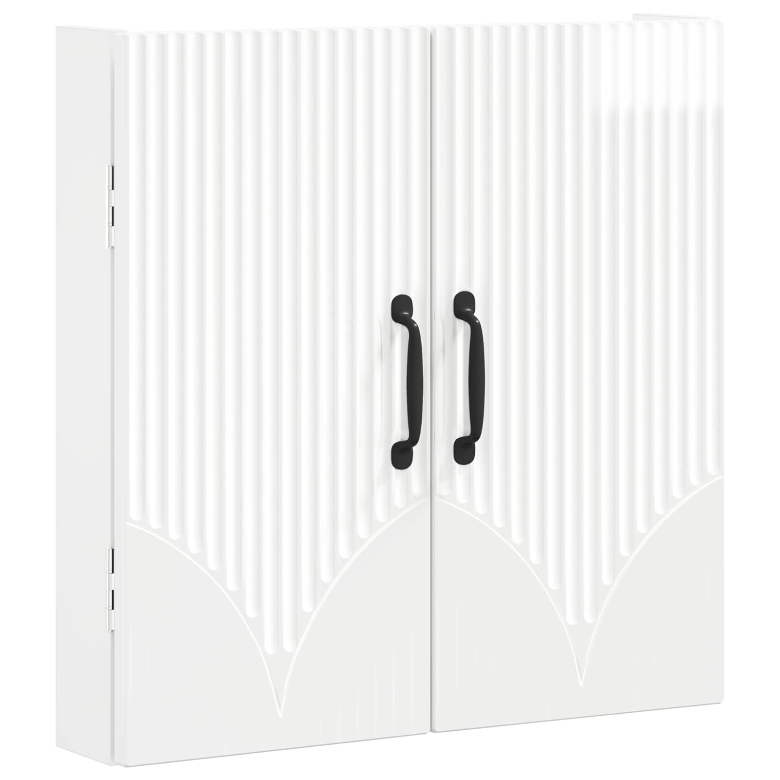 Кабинет за дартборд HOORN Бял гланц 52,5 x 10,5 x 53,5 см – снимка 3
