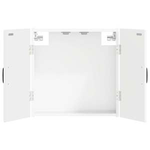 vidaXL Dartboardi kapp HOORN K&otilde;rgl&auml;ikega valge 52,5 x 10,5 x 53,5 cm