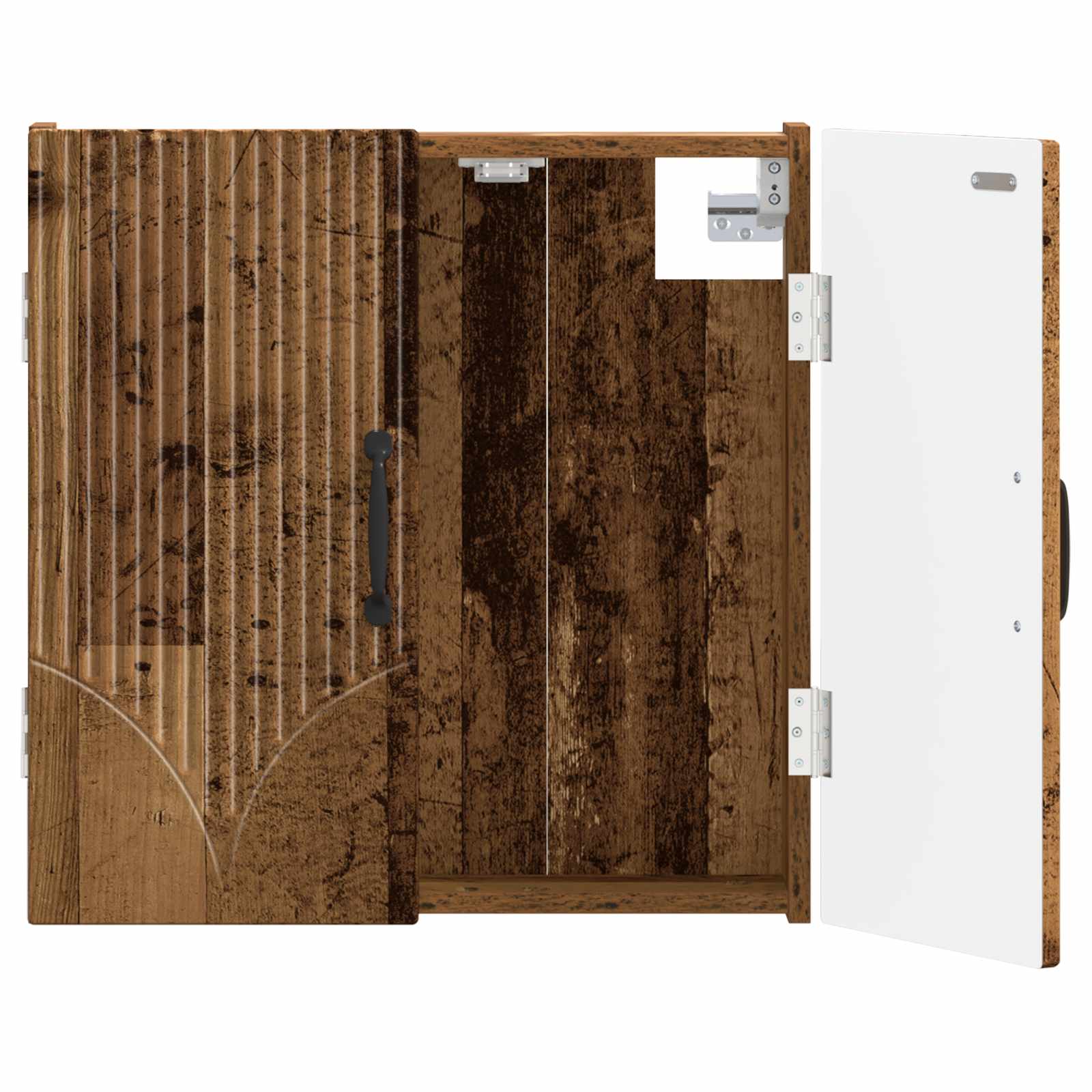 vidaXL Skříň na terče HOORN Staré dřevo 52,5 x 10,5 x 53,5 cm
