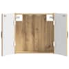 vidaXL Dartboardi kapp HOORN Artisan tamm 52,5 x 10,5 x 53,5 cm