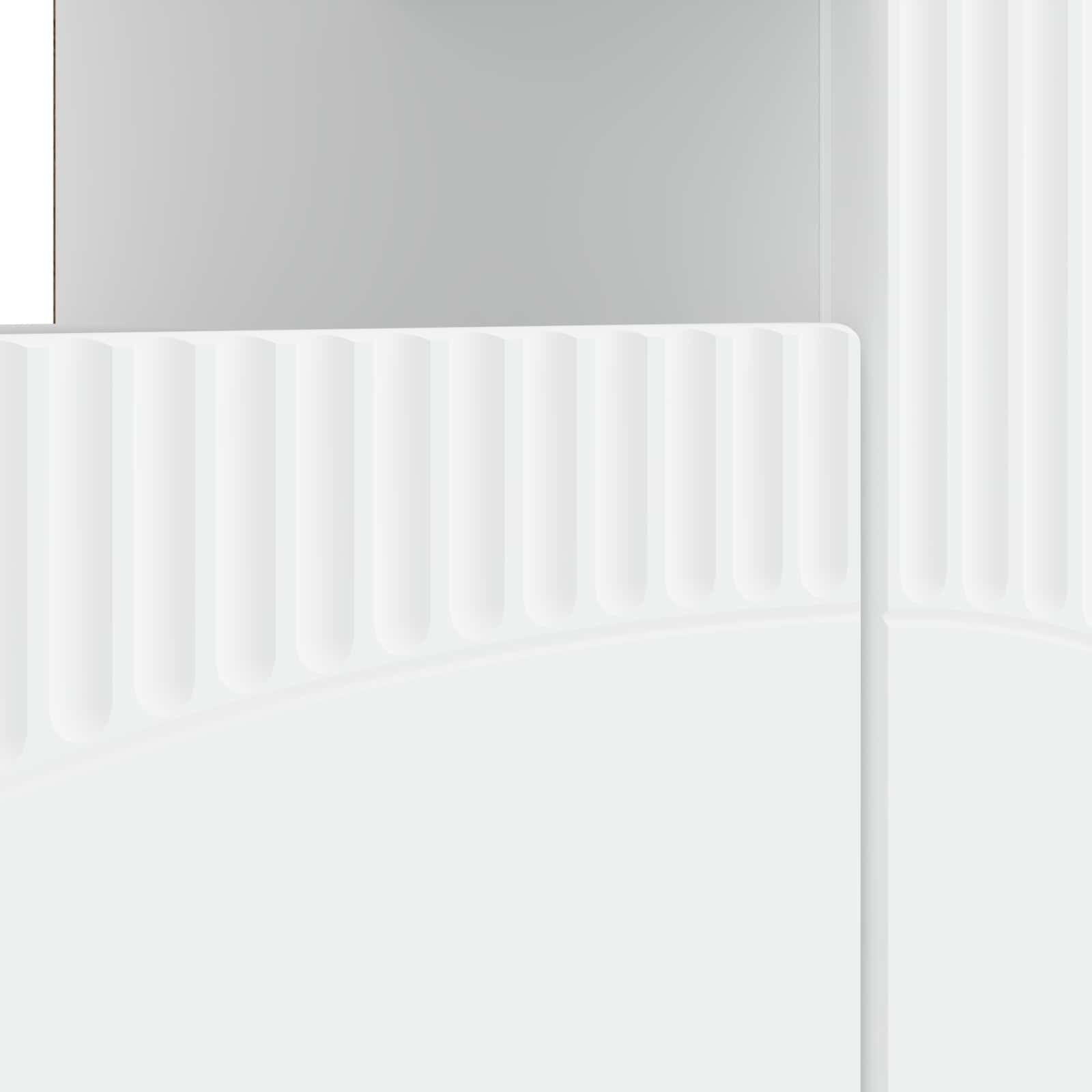 LED TV-kaappi valkoinen Tekninen puu - Image 7
