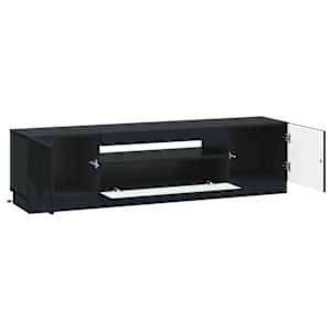 LED TV skříň Černá Kompozitní dřevo - obrázek 5