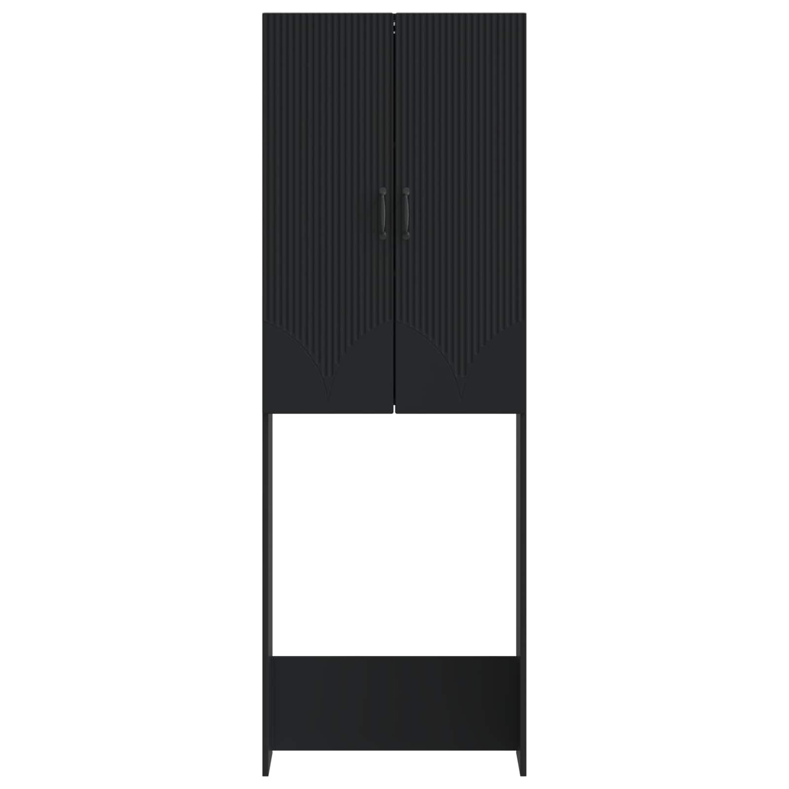 Kabineta za stranišče HOORN Črna 66 x 25,5 x 190 cm - slika 3