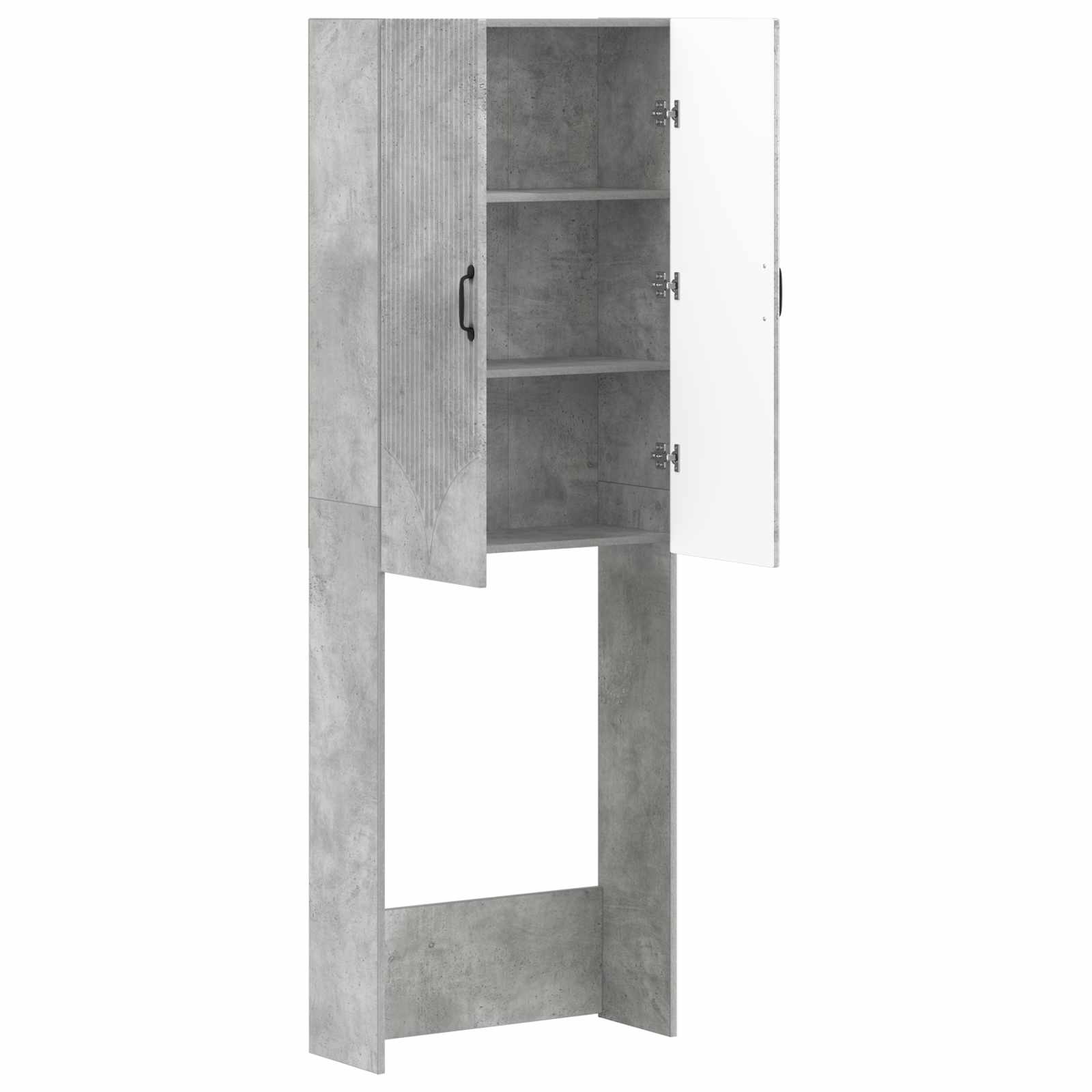 Kabineta za stranišče HOORN Betonsko siva 66 x 25,5 x 190 cm - slika 2