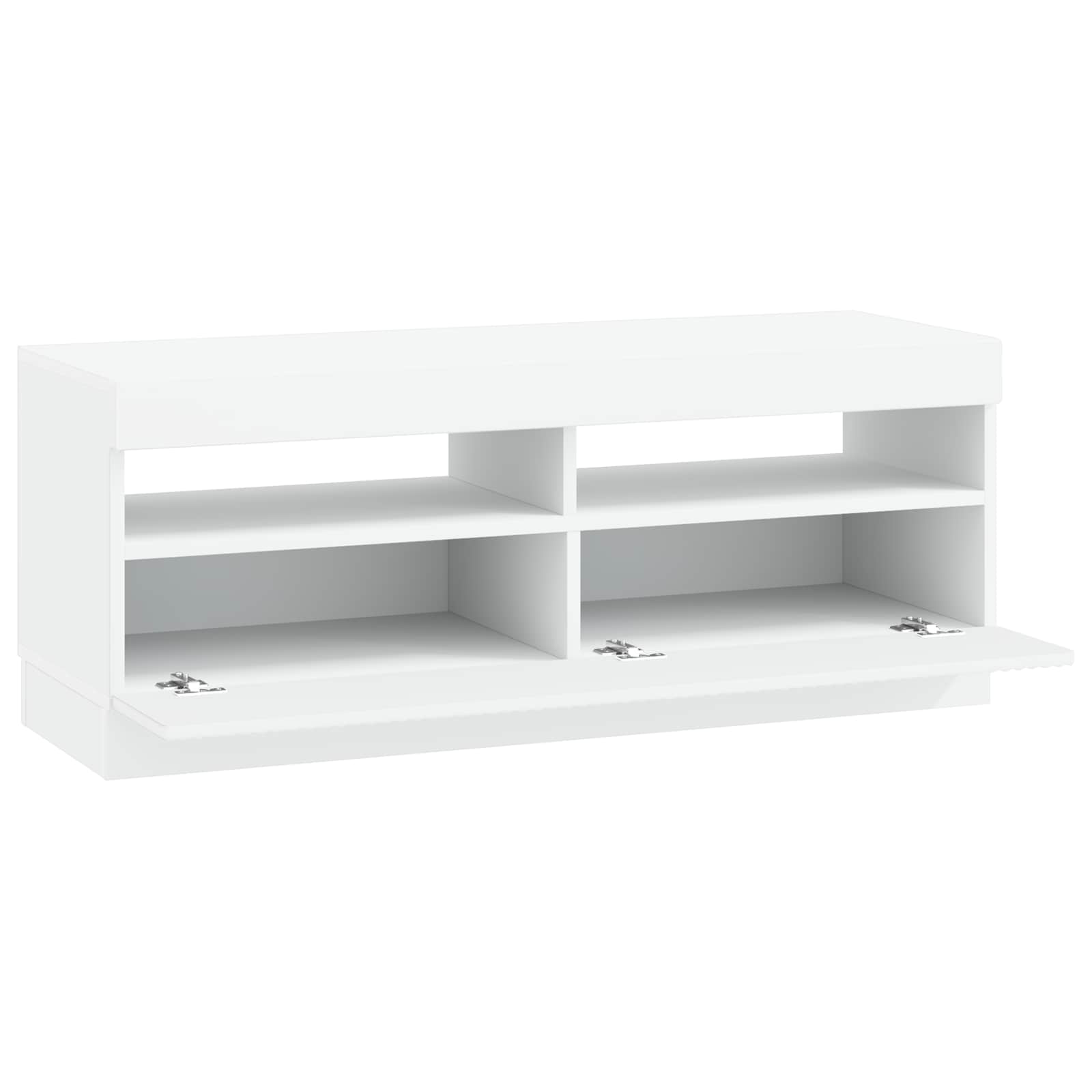 LED TV-kaappi valkoinen Tekninen puu - Image 3