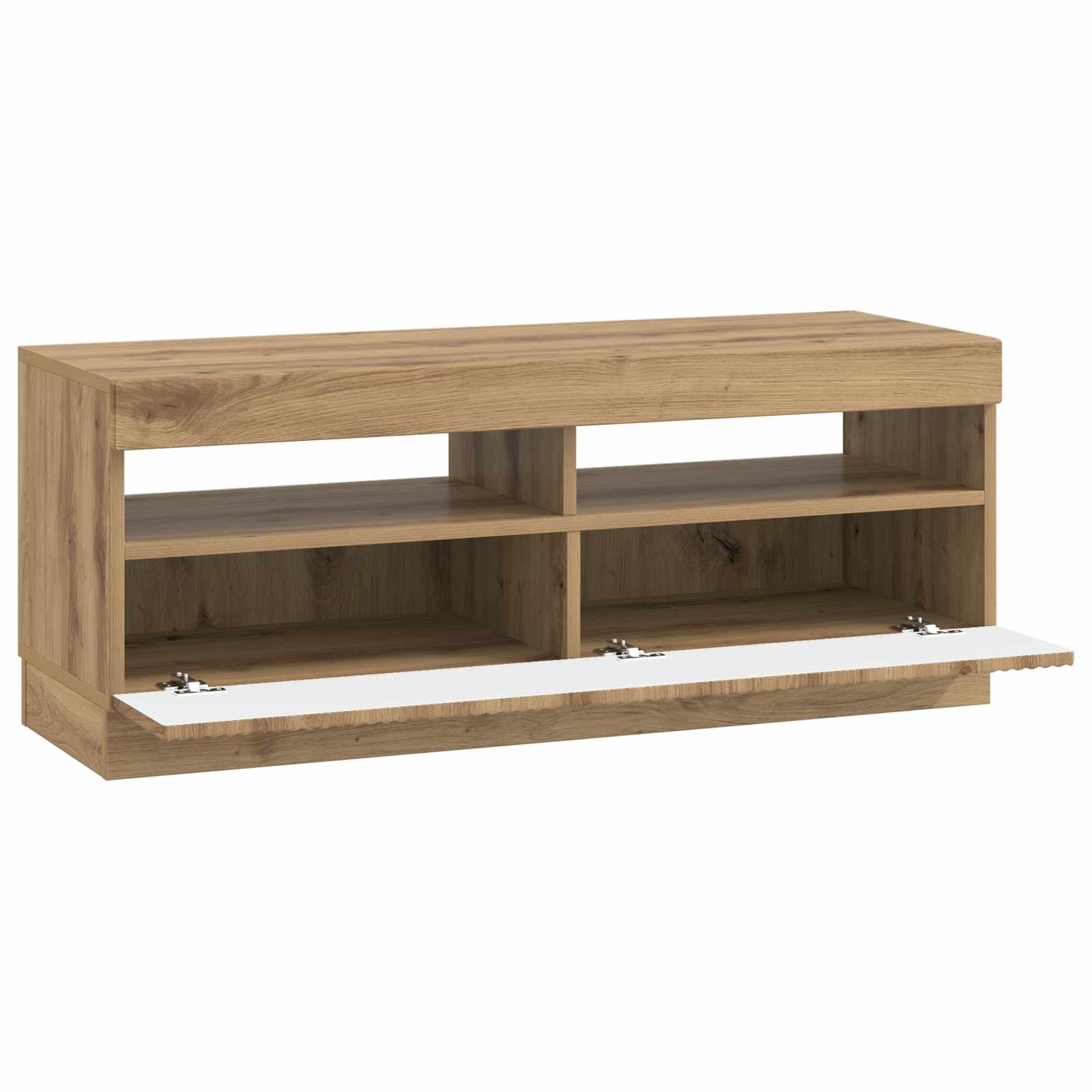 LED TV-kaappi Artisaanitammi Tekninen puu - Image 3