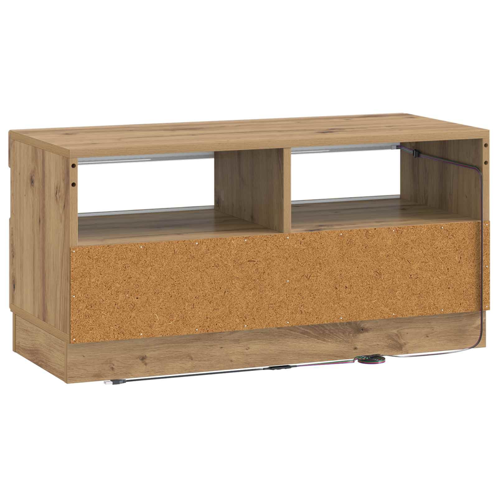 LED TV-kaappi Artisaanitammi Tekninen puu - Image 6